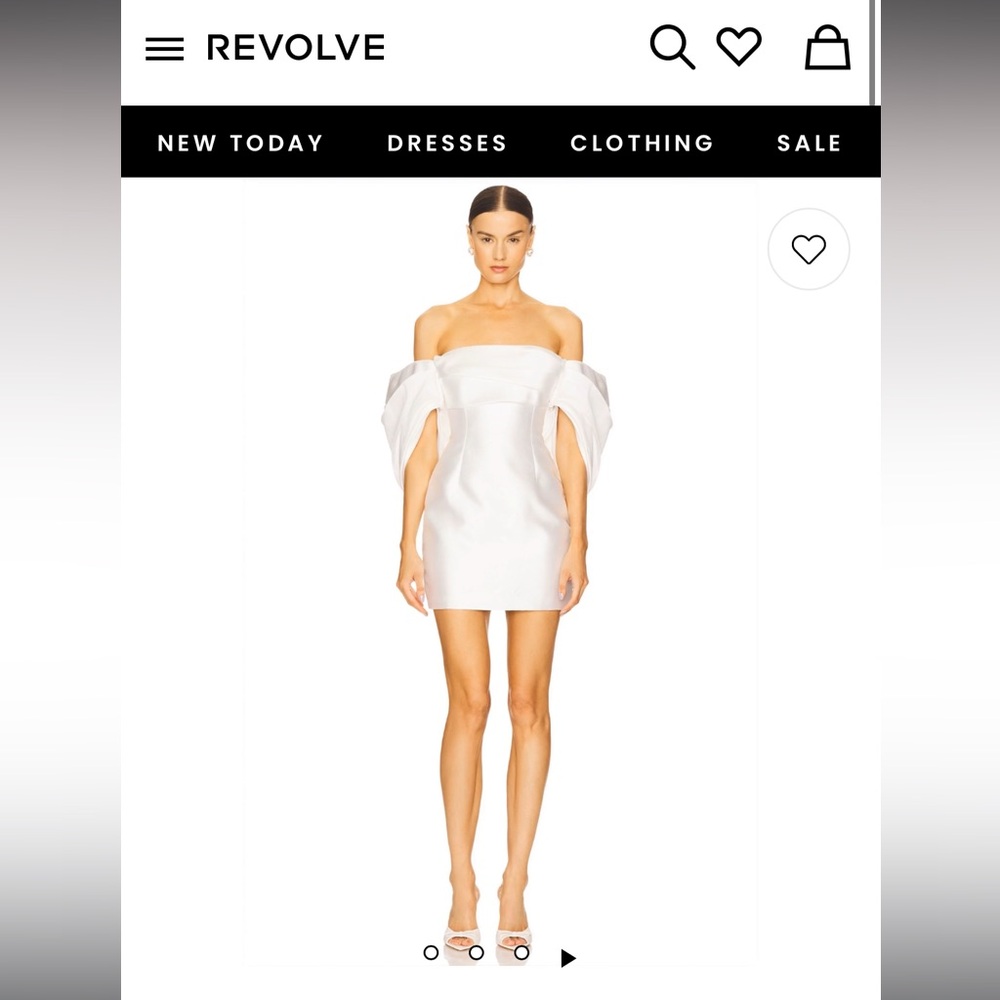 Solace London Elina Mini-Dress in Cream